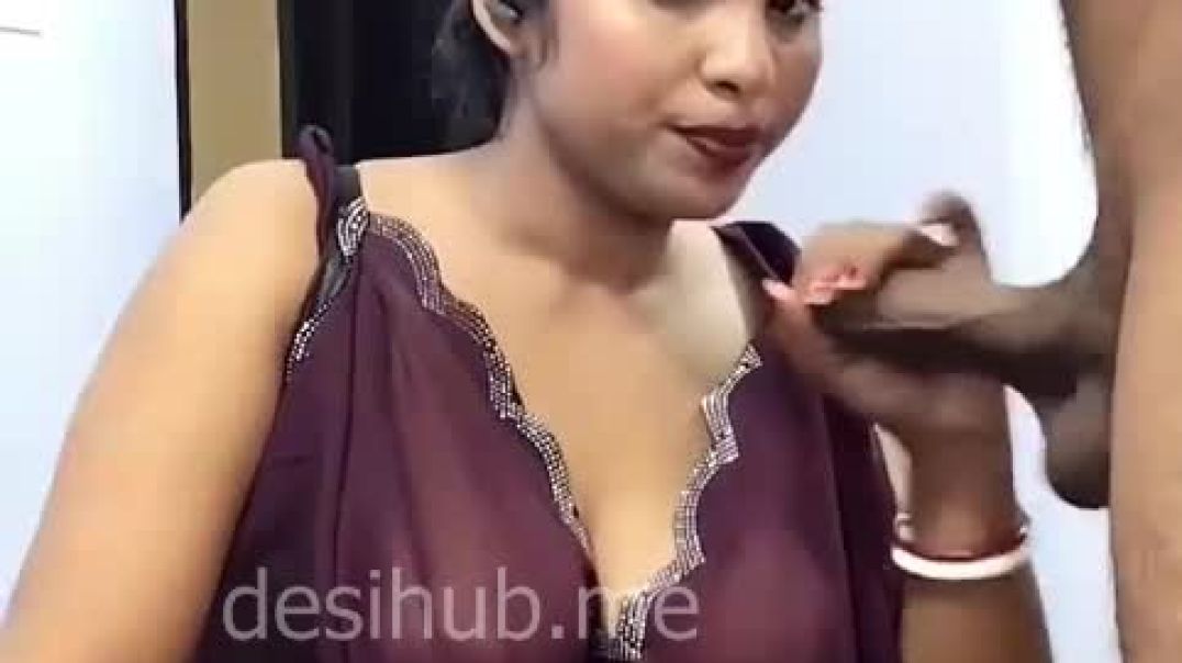 ⁣Desi Wife Blowjob in Lingerie Boobs Pressed MMS Xnx Video